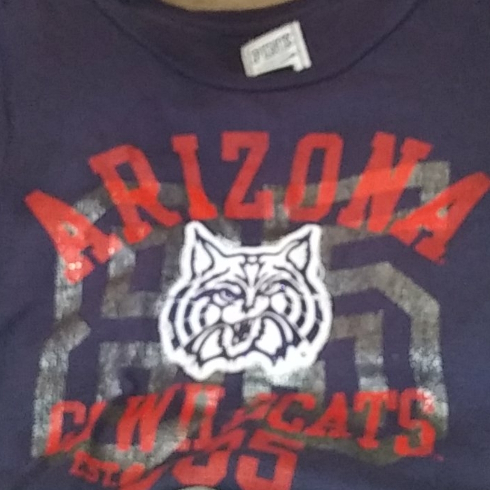 Love Pink AZ Wildcats long sleeve thermal